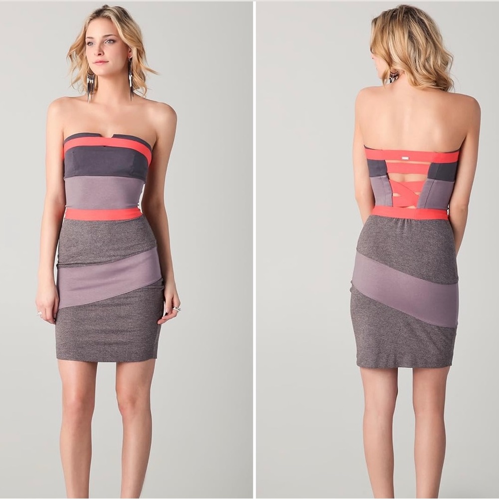 VPL strapless dress